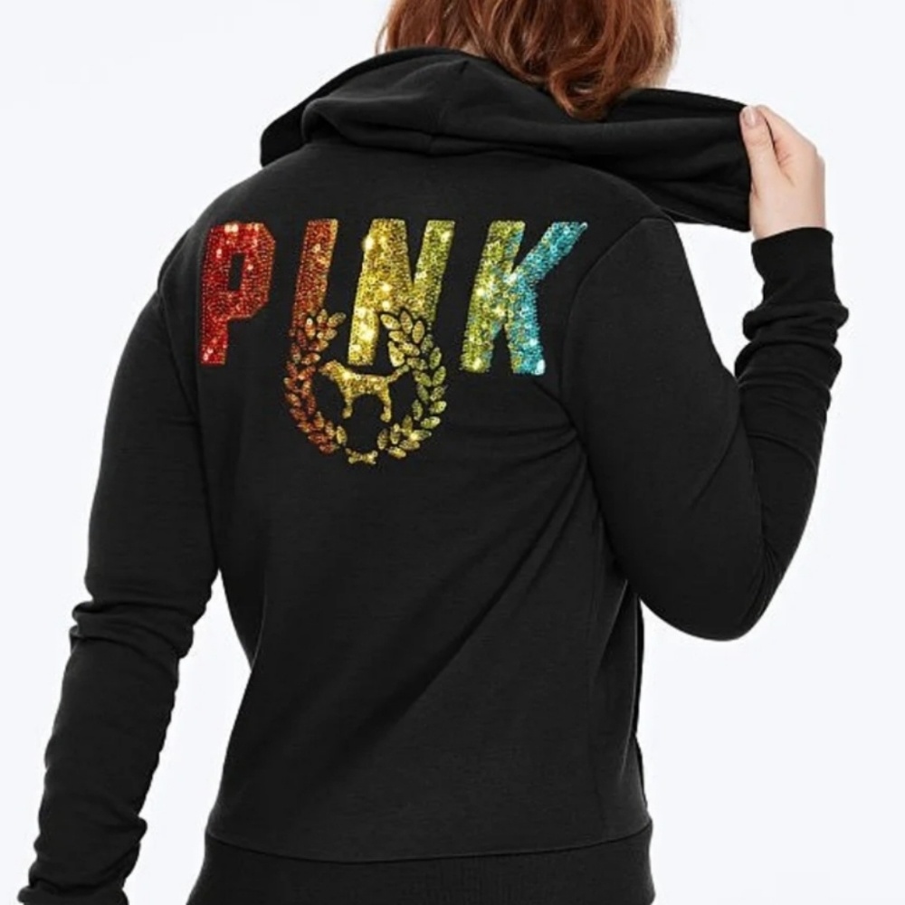 VS Pink Perfect Bling Hoodie